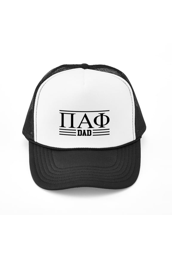 - Pi Alpha Phi Dad - Adjustable Unisex Printed Trucker Hat with Mesh Back