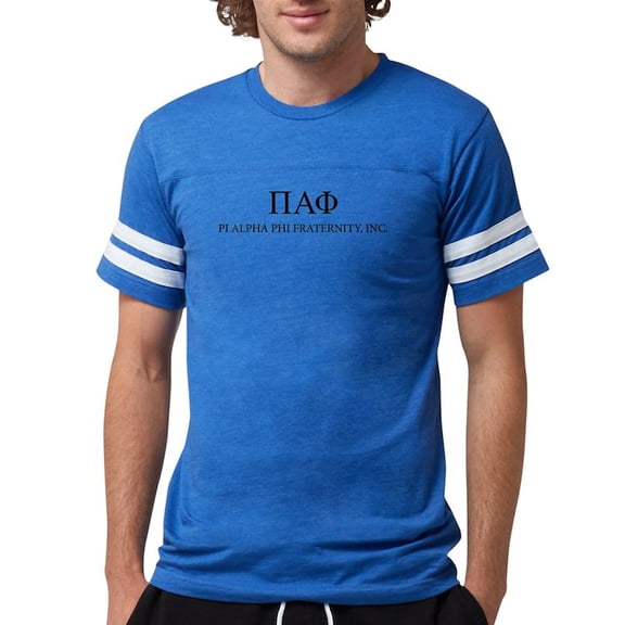 CafePress - Pi Alpha Phi Letters T Shirt - Mens Football Shirt
