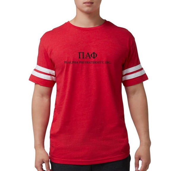 CafePress - Pi Alpha Phi Letters T Shirt - Mens Football Shirt