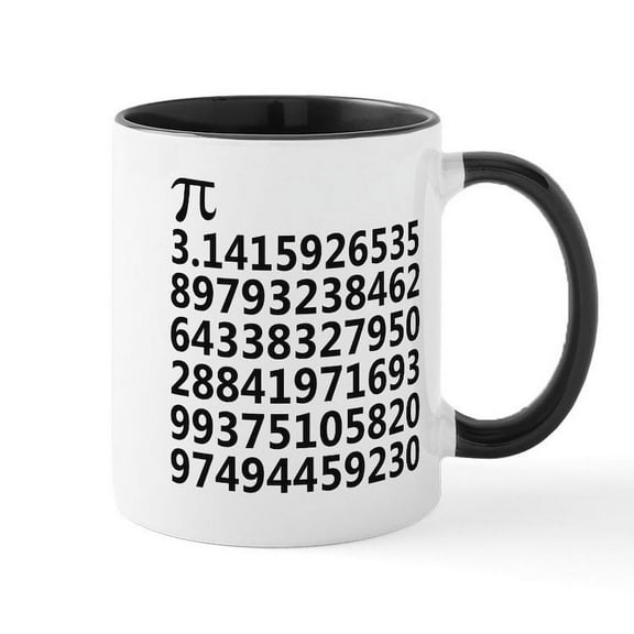 CafePress - Pi Pythagoras Mug - 11 oz Ceramic Mug - Novelty Coffee Tea Cup