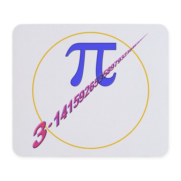 CafePress - Pi Receding Mousepad - Non-slip Rubber Mousepad, Gaming Mouse Pad