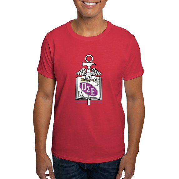 CafePress - Pi Sigma Epsilon Colored Crest T Shirt - Men's Classic Graphic Cotton T-Shirt