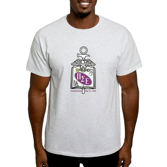 CafePress - Pi Sigma Epsilon Colored Crest T Shirt - Men's Classic Graphic T-Shirt