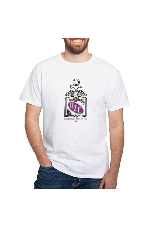 - Pi Sigma Epsilon Colored Crest T Shirt - Men's Classic Cotton T-Shirts