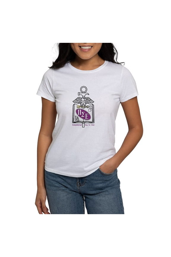 - Pi Sigma Epsilon Colored Crest T Shirt - Women's Classic T-Shirt