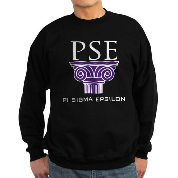 CafePress - Pi Sigma Epsilon Pillar Logo Sweatshirt - Classic Crew Neck Sweatshirt
