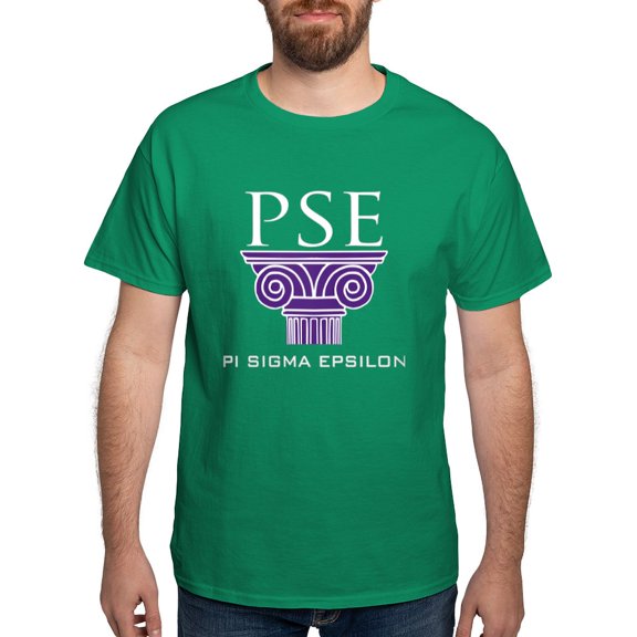 CafePress - Pi Sigma Epsilon Pillar Logo T Shirt - Men's Classic Graphic Cotton T-Shirt