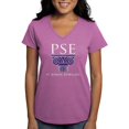 thumbnail image 1 of CafePress - Pi Sigma Epsilon Pillar Logo T Shirt - Women's V-Neck Dark T-Shirt, 1 of 4