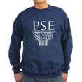 thumbnail image 1 of CafePress - Pi Sigma Epsilon White Logo Sweatshirt - Classic Crew Neck Sweatshirt, 1 of 4