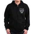 thumbnail image 1 of CafePress - Pi Sigma Epsilon White Logo Sweatshirt - Zip Hoodie, Classic Hooded Sweatshirt with Metal Zipper, 1 of 4