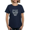 thumbnail image 1 of CafePress - Pi Sigma Epsilon White Logo T Shirt - Women's Traditional Fit Dark T-Shirt, 1 of 4