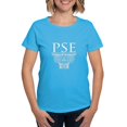 thumbnail image 1 of CafePress - Pi Sigma Epsilon White Logo T Shirt - Women's Traditional Fit Dark T-Shirt, 1 of 4