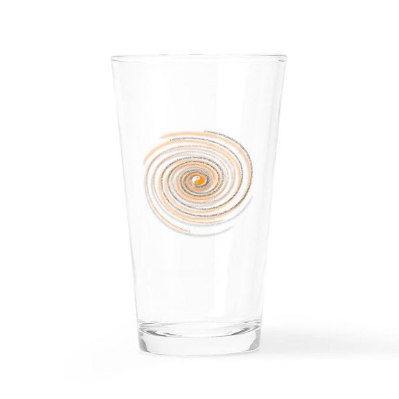 CafePress - Pi Swirl - Pint Glass, Drinking Glass, 16 oz. CafePress