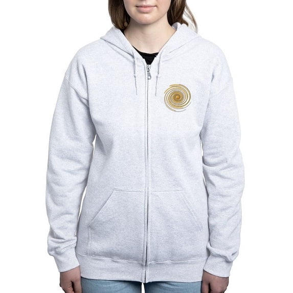 CafePress - Pi Swirl - Women's Zip Hoodie