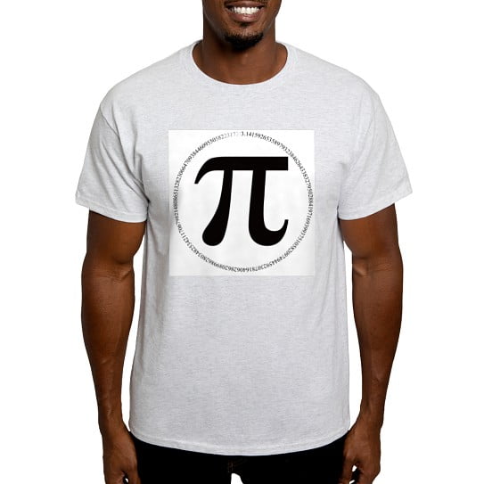 CafePress - Pi White T Shirt - Men's Classic Cotton T-Shirts