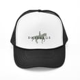 thumbnail image 1 of CafePress - Piaffe W/ Dressage Text - Adjustable Unisex Printed Trucker Hat with Mesh Back, 1 of 8