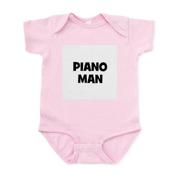 CafePress - Piano Man Infant Bodysuit - Baby Light Bodysuit, Size Newborn - 24 Months