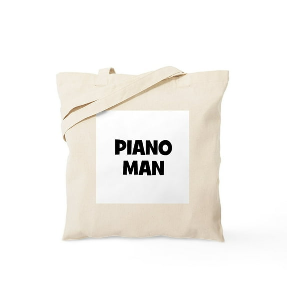 CafePress - Piano Man Tote Bag - Unisex Canvas Tote Bag, Beige, 1-Piece