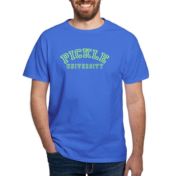 CafePress - Pickle University Dark T Shirt - Men's Classic Graphic Cotton T-Shirt