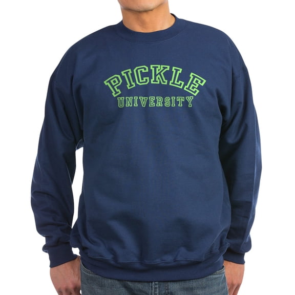 CafePress - Pickle University Sweatshirt (Dark) - Classic Crew Neck Sweatshirt