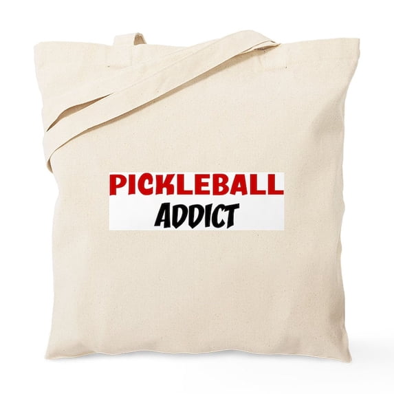 CafePress - Pickleball Addict Tote Bag - Unisex Canvas Tote Bag, Beige, 1-Piece