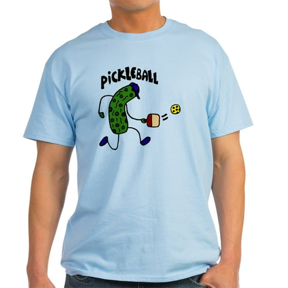 CafePress - Pickleball Pickle Art Light T Shirt - Men's Classic Graphic T-Shirt