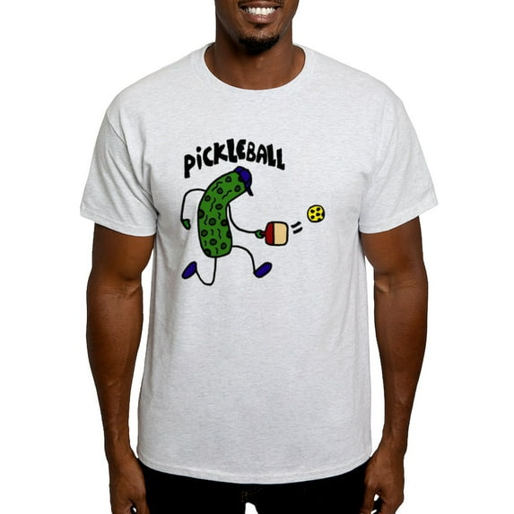 CafePress - Pickleball Pickle Art Light T Shirt - Men's Classic Graphic T-Shirt