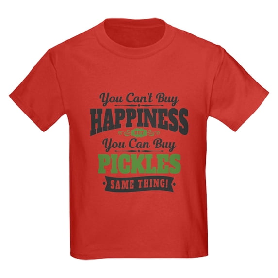 CafePress - Pickles Happiness T Shirt - Dark T-Shirt Kids XS-XL
