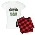 thumbnail image 1 of CafePress - Pickles Happiness Women's Light Pajamas - Women's Short Sleeve Print T-Shirt and Pants Light Cotton Pajama Set, 1 of 7