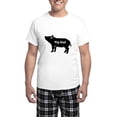 thumbnail image 1 of CafePress - Pig Dad Men's Light Pajamas - Men's Light Loose Fit Cotton Pajama Set, 1 of 7
