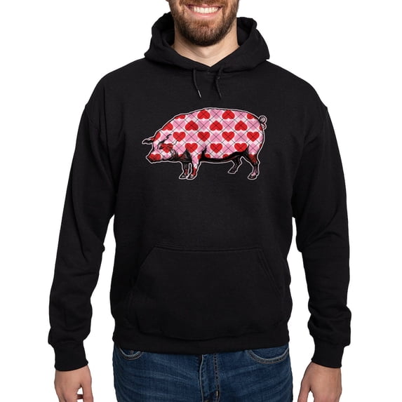 CafePress - Pig Of My Heart Hoodie - Pullover Hoodie, Classic, Comfortable Hooded Sweatshirt