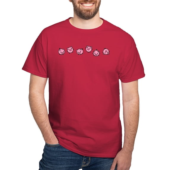 CafePress - Pig_Row T Shirt - Men's Classic Graphic Cotton T-Shirt