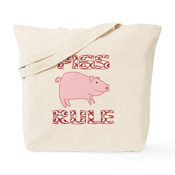 CafePress - Pig Tote Bag - Unisex Canvas Tote Bag, Beige, 1-Piece