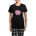 thumbnail image 1 of CafePress - Piggy Women's Dark Pajamas - Women's Short Sleeve Print T-Shirt and Pants Dark Cotton Pajama Set, 1 of 7