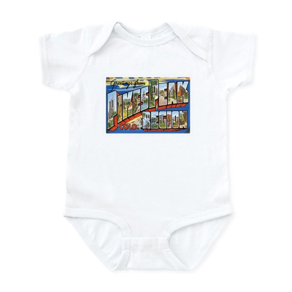 CafePress - Pikes Peak Colorado CO Infant Bodysuit - Baby Light Bodysuit, Size Newborn - 24 Months