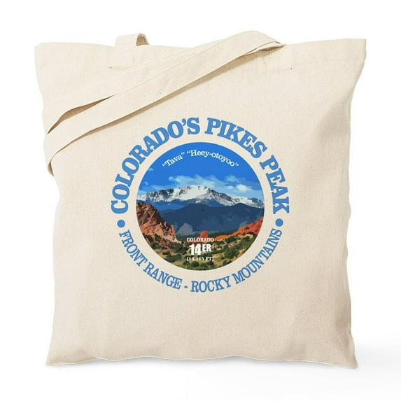 CafePress - Pikes Peak Tote Bag - Unisex Canvas Tote Bag, Beige, 1-Piece