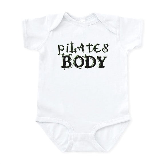 CafePress - Pilates Body Infant Bodysuit - Baby Light Bodysuit, Size Newborn - 24 Months