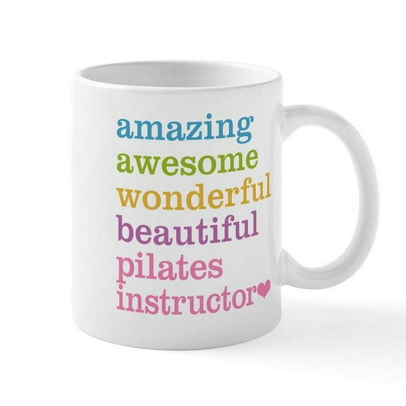 CafePress - Pilates Instructor Mugs - 11 oz Ceramic Mug - Novelty Coffee Tea Cup