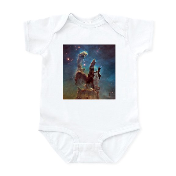 CafePress - Pillars Of Creation 2015 Eagle Nebula Body Suit - Baby Light Bodysuit, Size Newborn - 24 Months