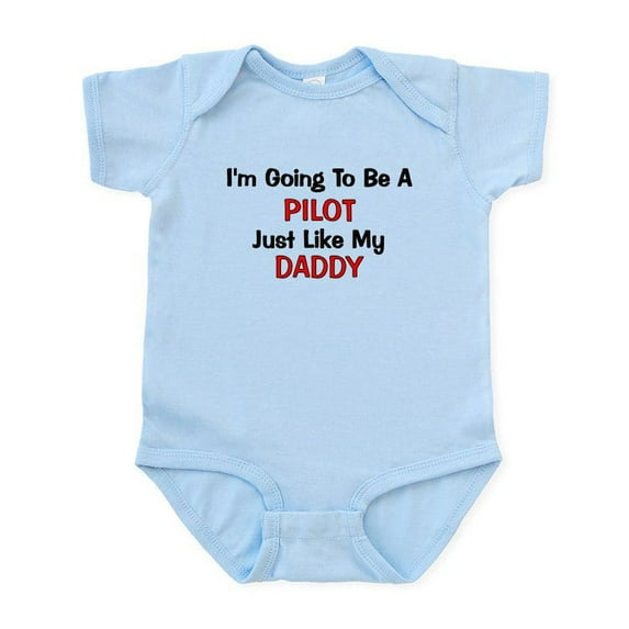 CafePress - Pilot Daddy Profession Infant Bodysuit - Baby Light Bodysuit, Size Newborn - 24 Months