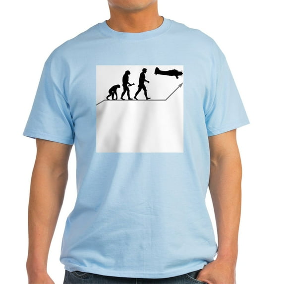 CafePress - Pilot Evolution Mens Shirt - Men's Classic Graphic T-Shirt