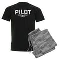 thumbnail image 1 of CafePress - Pilot Men's Dark Pajamas - Men's Dark Loose Fit Cotton Pajama Set, 1 of 7