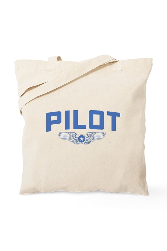 - Pilot Tote Bag - Unisex Canvas Tote Bag, Beige, 1-Piece