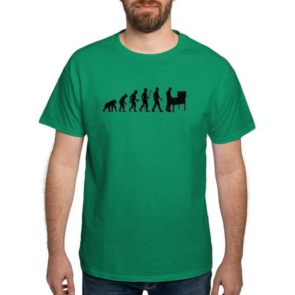 CafePress - Pinball Evolution Funny Shirt T Shirt - Men's Classic Graphic Cotton T-Shirt