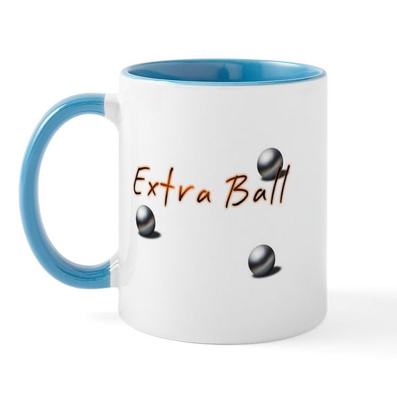 CafePress - Pinball Mug - 11 oz Ceramic Mug - Novelty Coffee Tea Cup