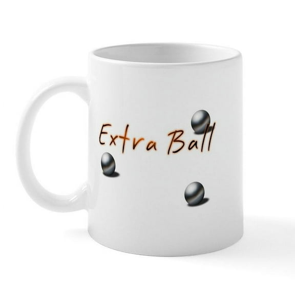 CafePress - Pinball Mug - 11 oz Ceramic Mug - Novelty Coffee Tea Cup
