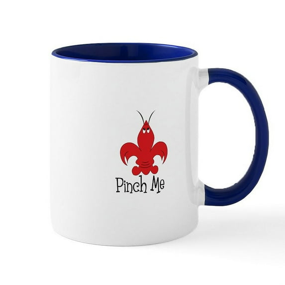 CafePress - Pinch Me Mugs - 11 oz Ceramic Mug - Novelty Coffee Tea Cup