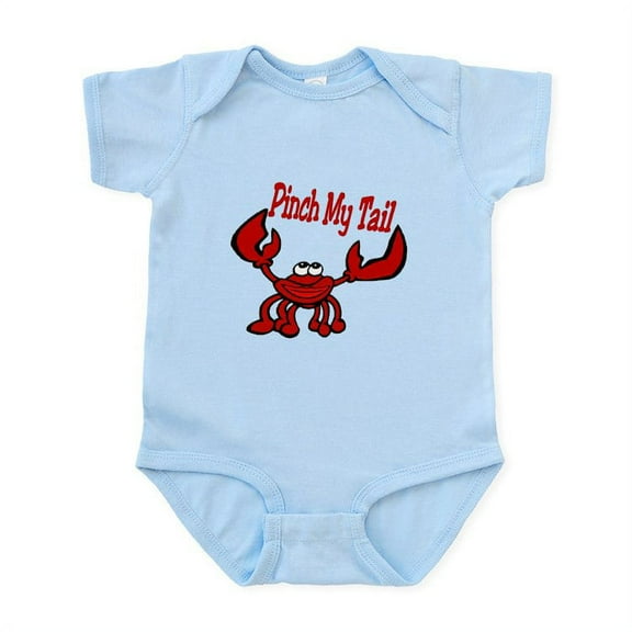CafePress - Pinch Me Smiling Crawfish Infant Bodysuit - Baby Light Bodysuit, Size Newborn - 24 Months