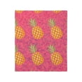 thumbnail image 1 of CafePress - Pineapple Pattern Throw Blanket - Soft Fleece Throw Blanket, 50"x60" for All Ages, 1 of 2