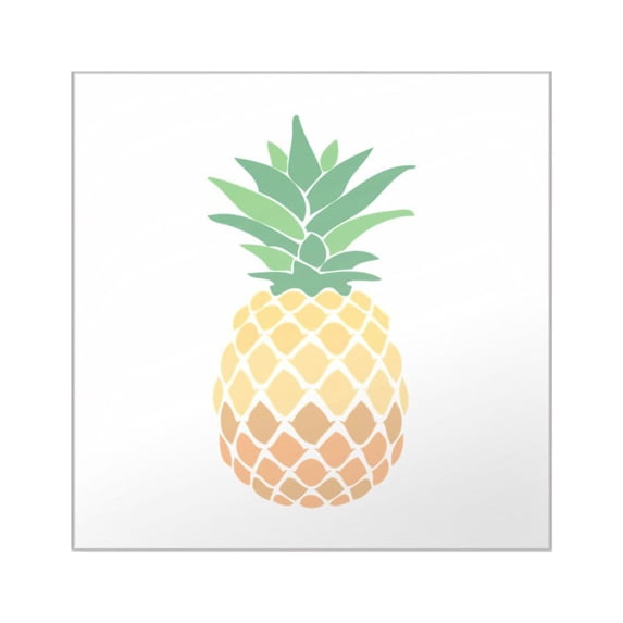 CafePress - Pineapple Sticker - Square Sticker 3" x 3"